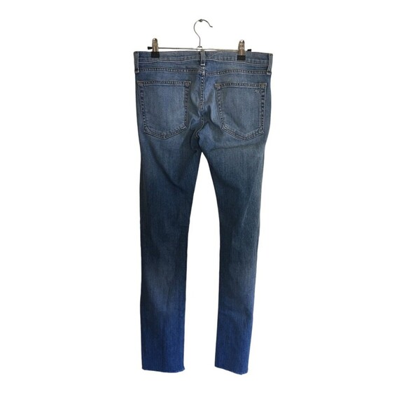 Rag & Bone Jeans Women's Size 26 Blue June Cotton Blend Distressed Raw Hem - Picture 4 of 9
